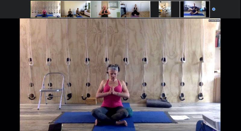 ONLINE - Live streaming yoga classes via zoom - HotYogaRomania